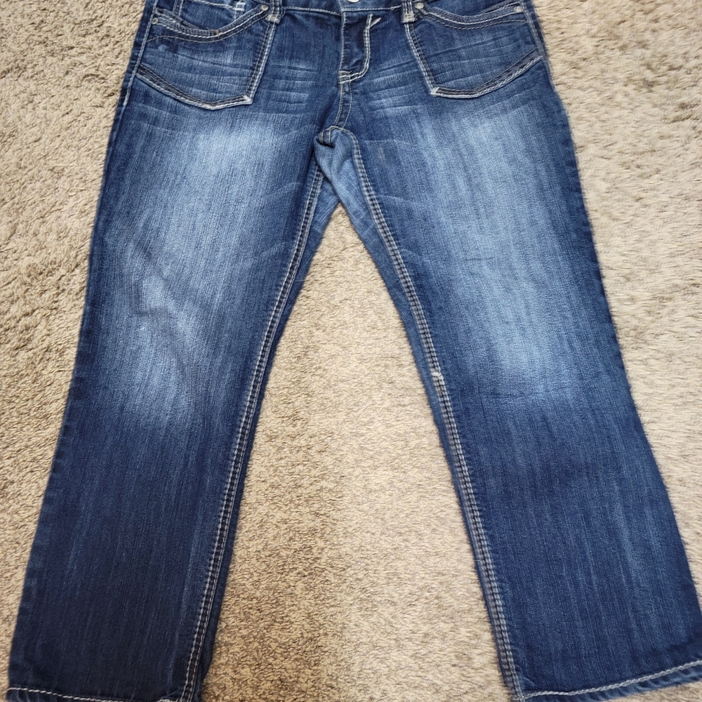 Ladies sz 11/12 Hydraulic cropped jeans